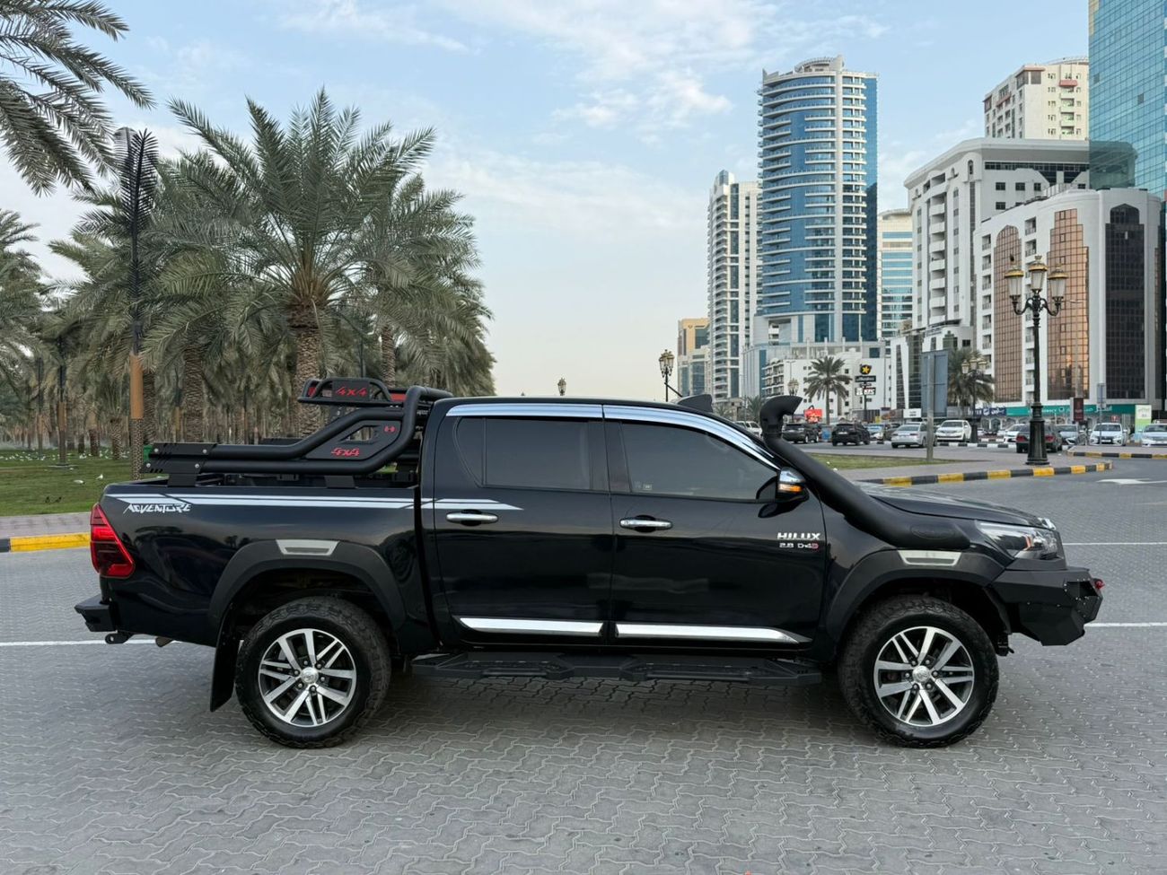 Toyota Hilux Toyota Hilux 2019Model Modified Adventure 2.8 Diesel engine 4x4 colour Black push start Transmission