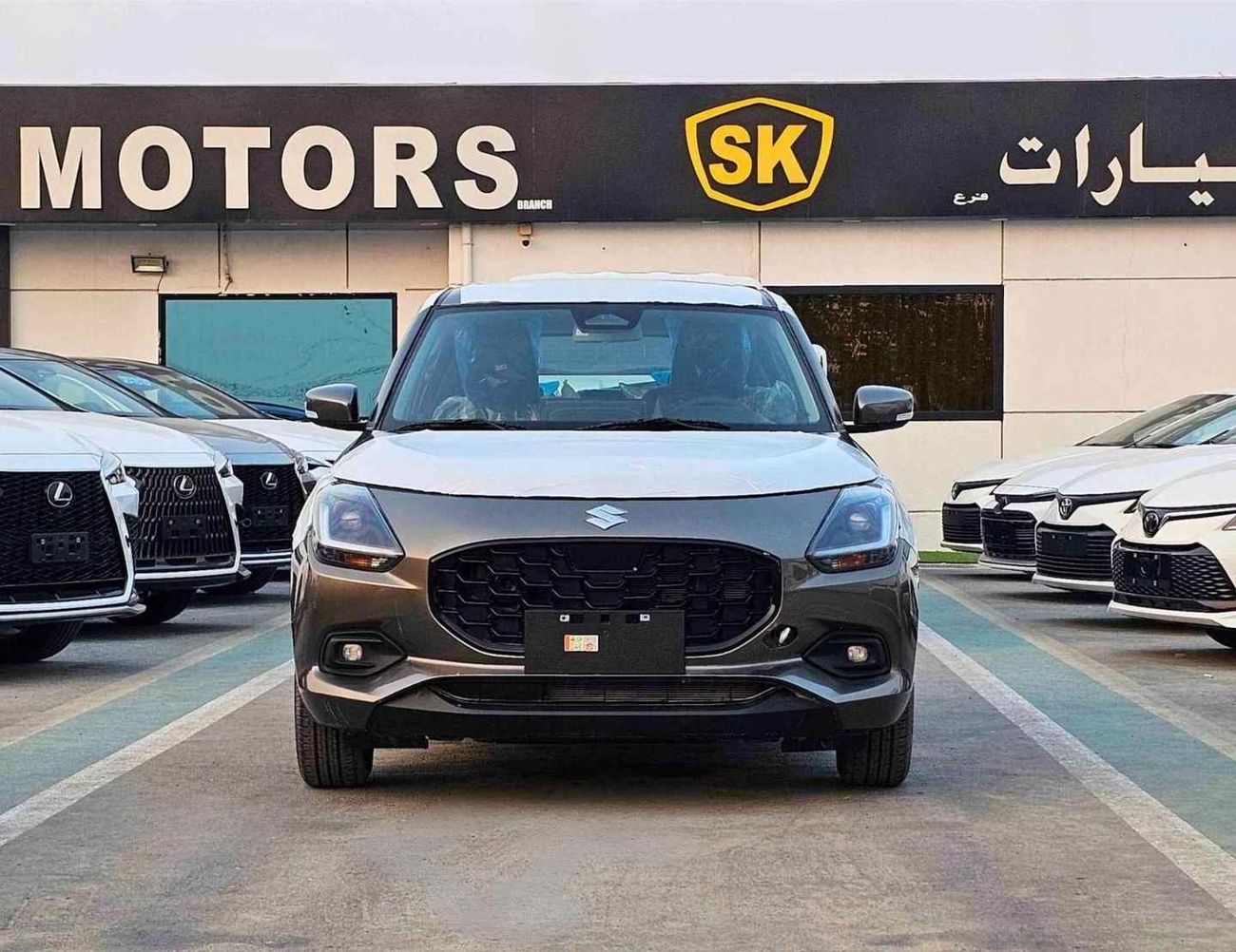 سوزوكي سويفت GLX SUZUKI SWIFT GLX HYBRID || RADAR | PETROL AT 1.2L V4 (CODE # SWGLXFOH) GRAY 2026