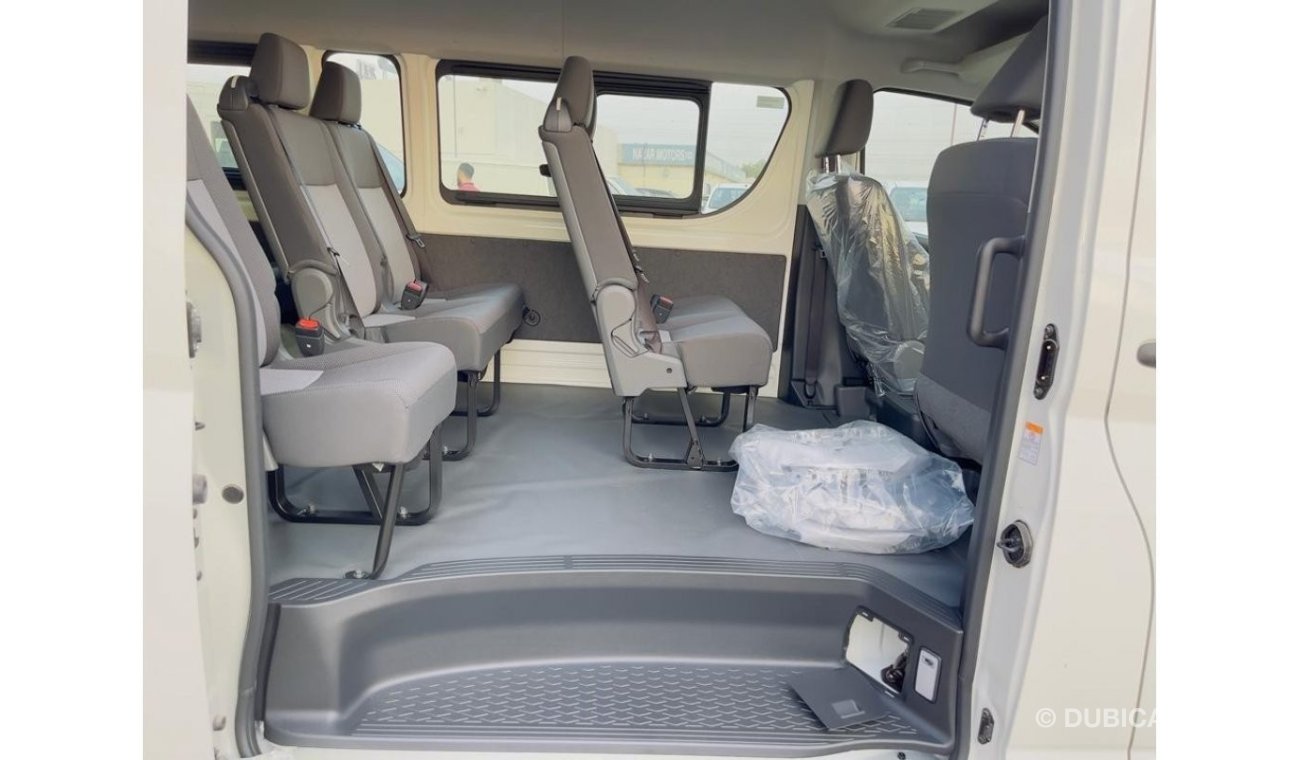 تويوتا هاياس Toyota Hiace 2.8L 14 seater Diesel High Roof (DVD+Camera+ 3 point seat belt) 2023