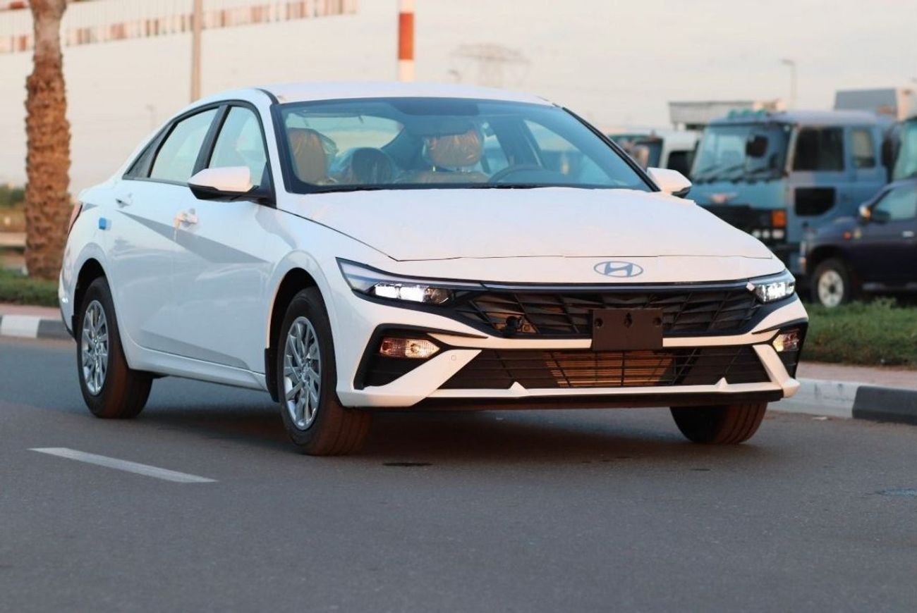 Hyundai Elantra 1.6L, FOG LIGHTS, PARKING SENSORS,MID OPTION, MODEL 2024 FOR EXPORT