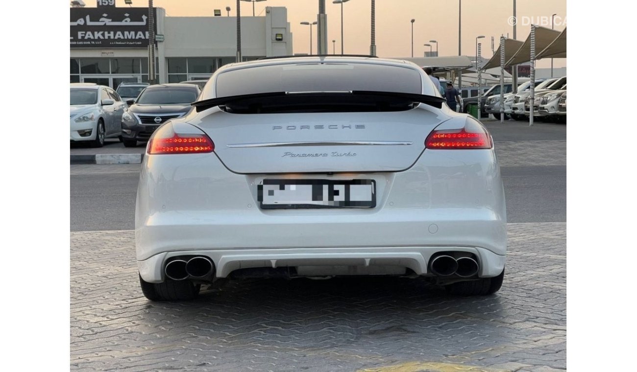 Porsche Panamera Turbo 2010 GCC model, 8-cylinder, full option, special hatch, German TEACHART kit, complete with exhaust s