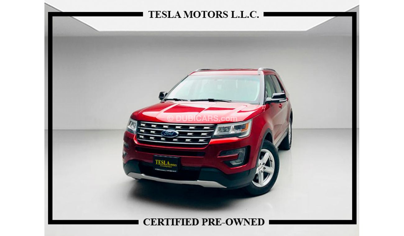 Used Ford Explorer XLT + LEATHER SEATS + BIG SCREEN + 4WD / GCC / 2017