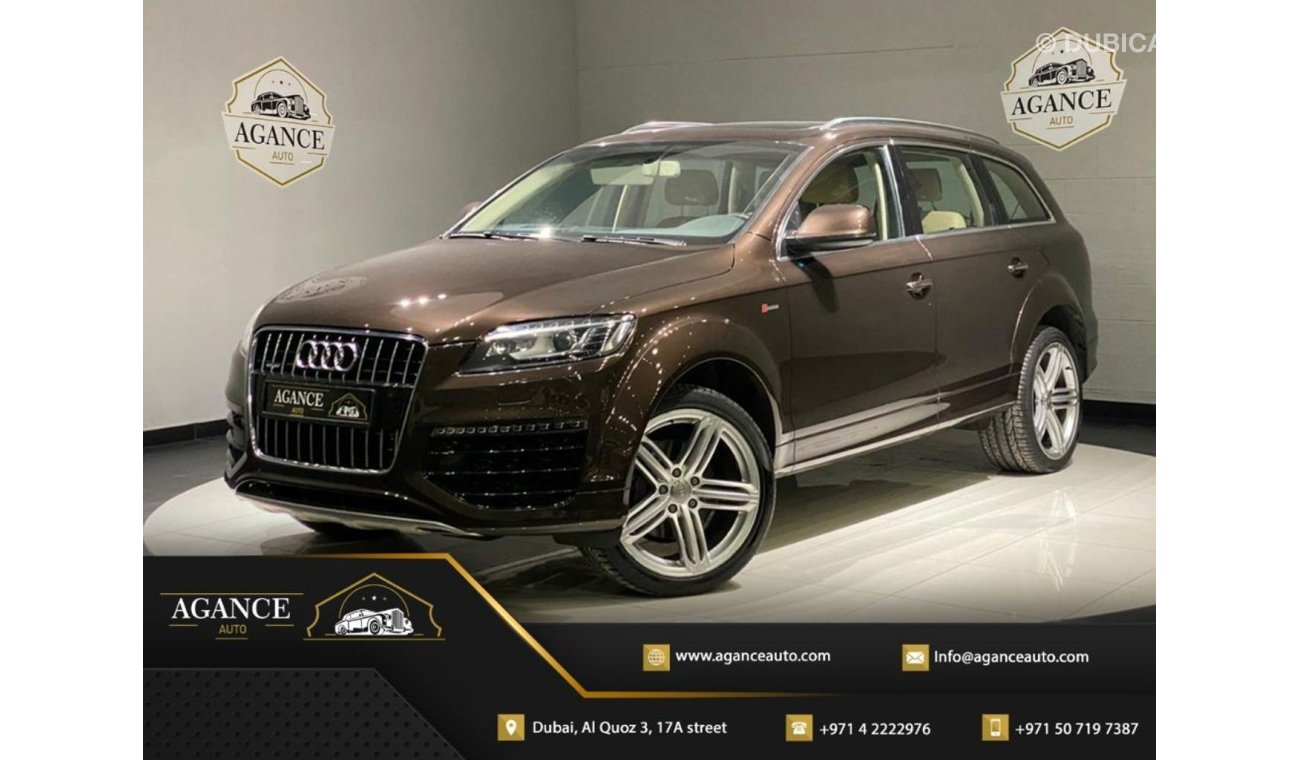 أودي Q7 Supercharged, Low Mileage, Audi Service History, Warranty, GCC