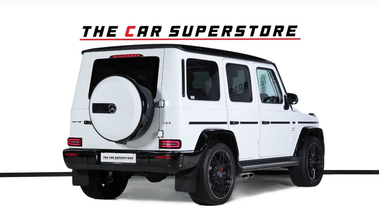 Mercedes-Benz G 63 AMG 4MATIC SUV Exclusive 2 Tone Exterior-Night Package-Low Mileage-1 Owner-Mint Condition