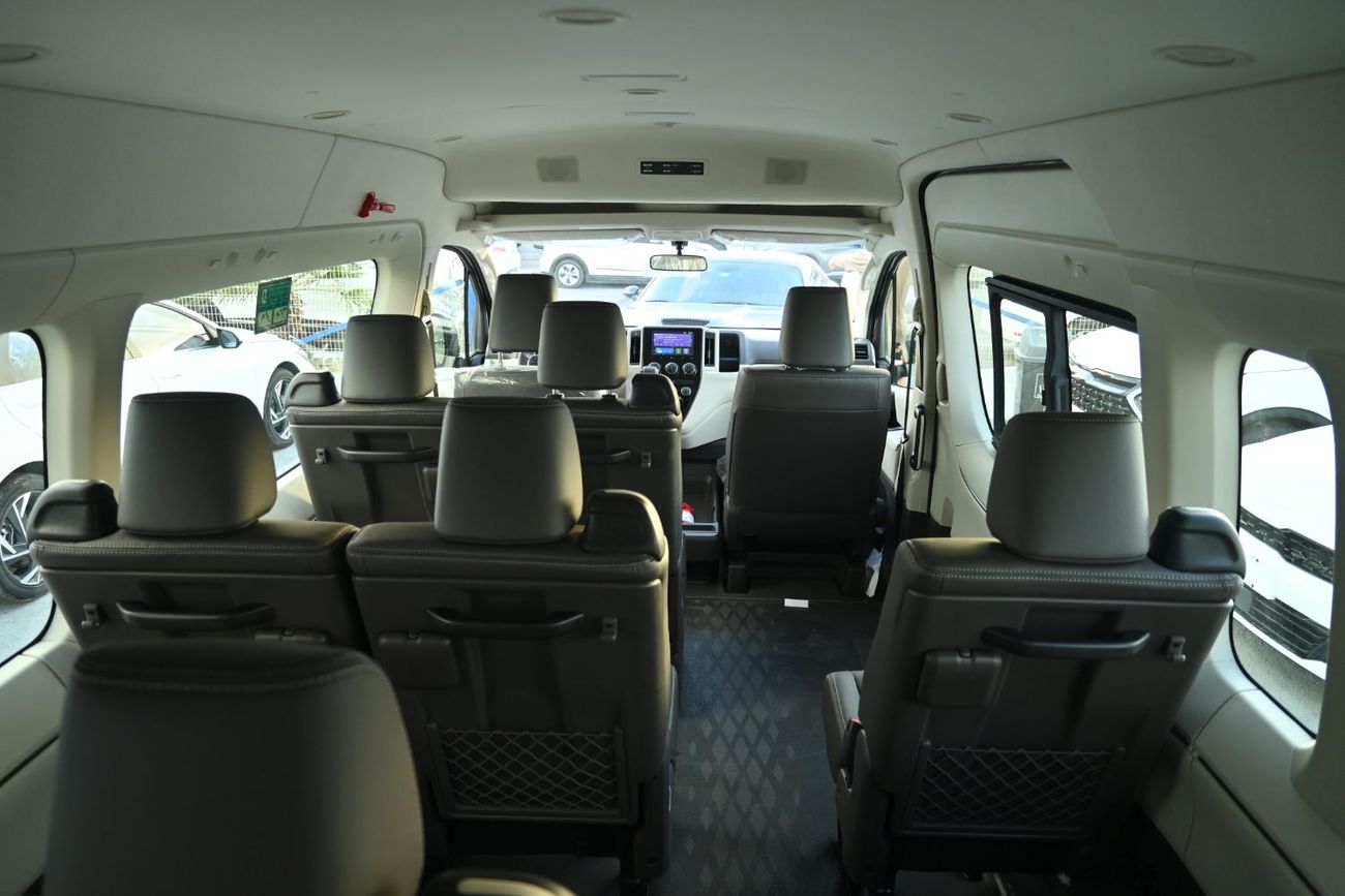 تويوتا هاياس Toyota Hiace GL Hi-Roof 3.5L V6 Petrol Automatic White Bumper, 12+1 Seater Model 2026
