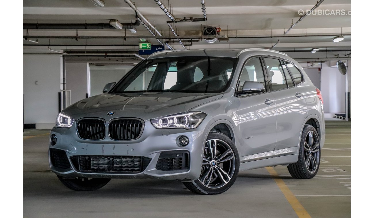 بي أم دبليو X1 S-Drive 20i M-Sport 2018 GCC under Agency Warranty with Zero Down-Payment.