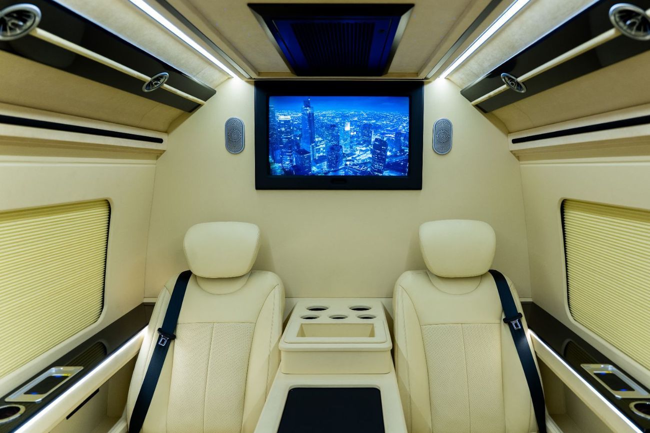 Mercedes Benz Sprinter  Built by Barugzai | 8-Seater VIP Interior | 2 Years Agency Warranty Service Contract