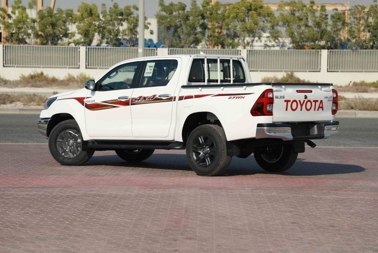 Toyota Hilux 2025 TOYOTA HILUX GLXS 2.7 - SUPER WHITE inside MAROON | Export Only