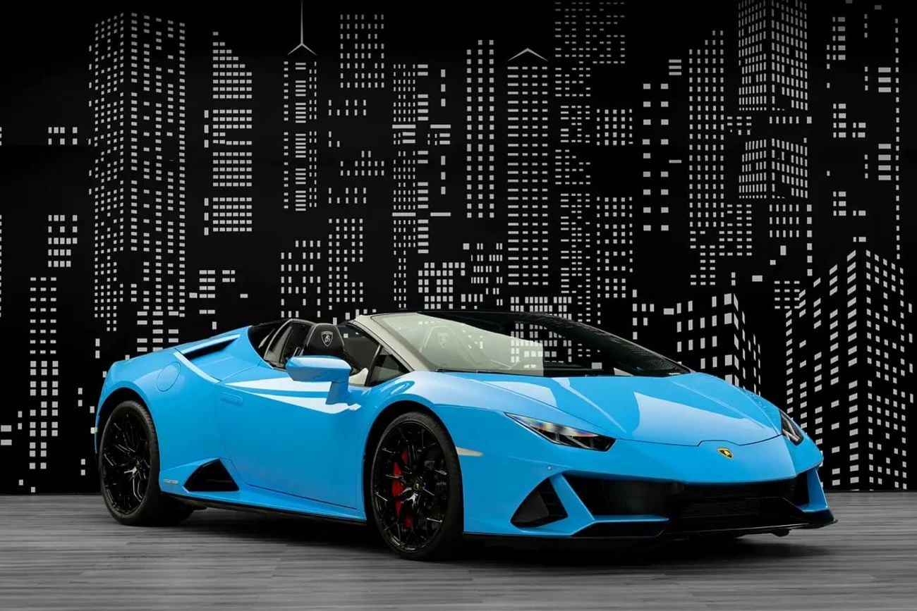 Lamborghini Huracan Evo Spyder LAMBORGHINI | HURACAN EVO SPYDER | BLUE CEPHEUS COLOR | CARBON INTERIOR