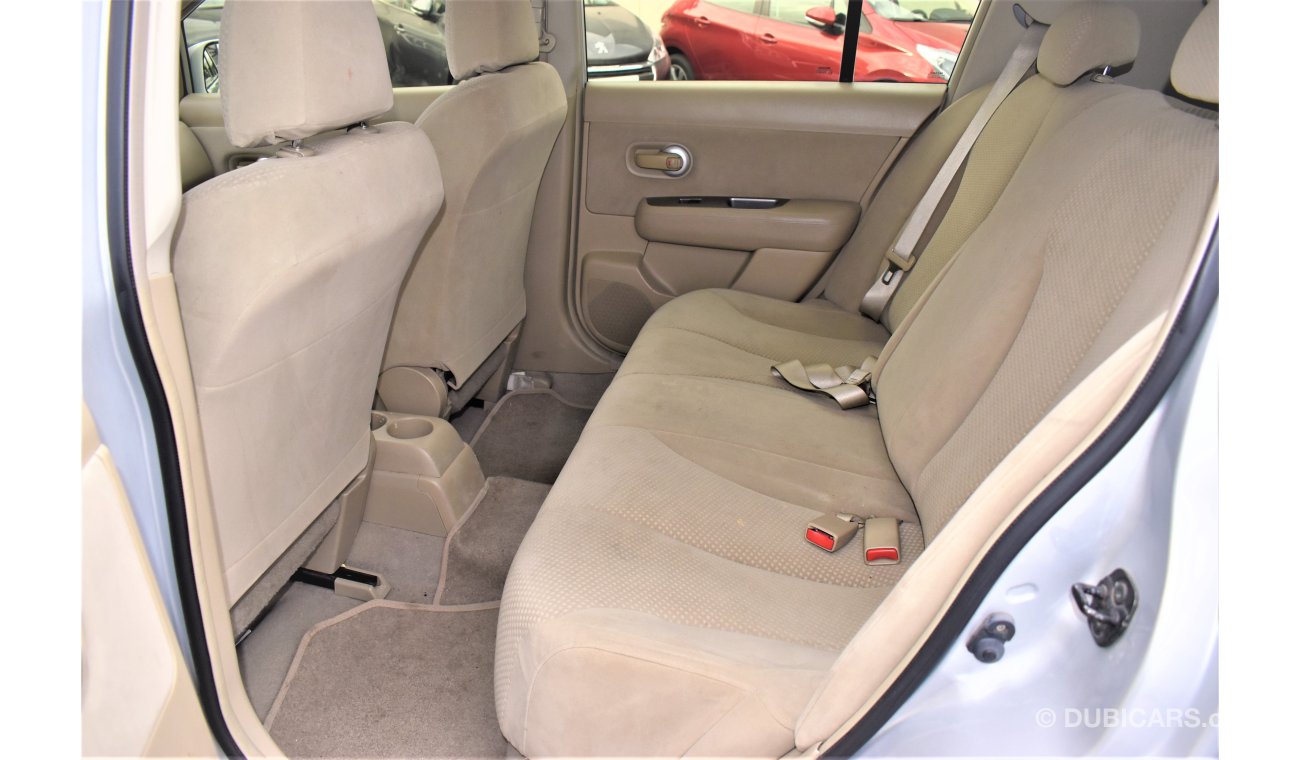 Nissan Tiida 1.8L S 2013 GCC SPECS WITH FRONT & REAR PARKING SENSORS