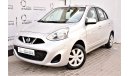 Nissan Micra AED 600 PM | 0% DP | 1.5L SV GCC WARRANTY