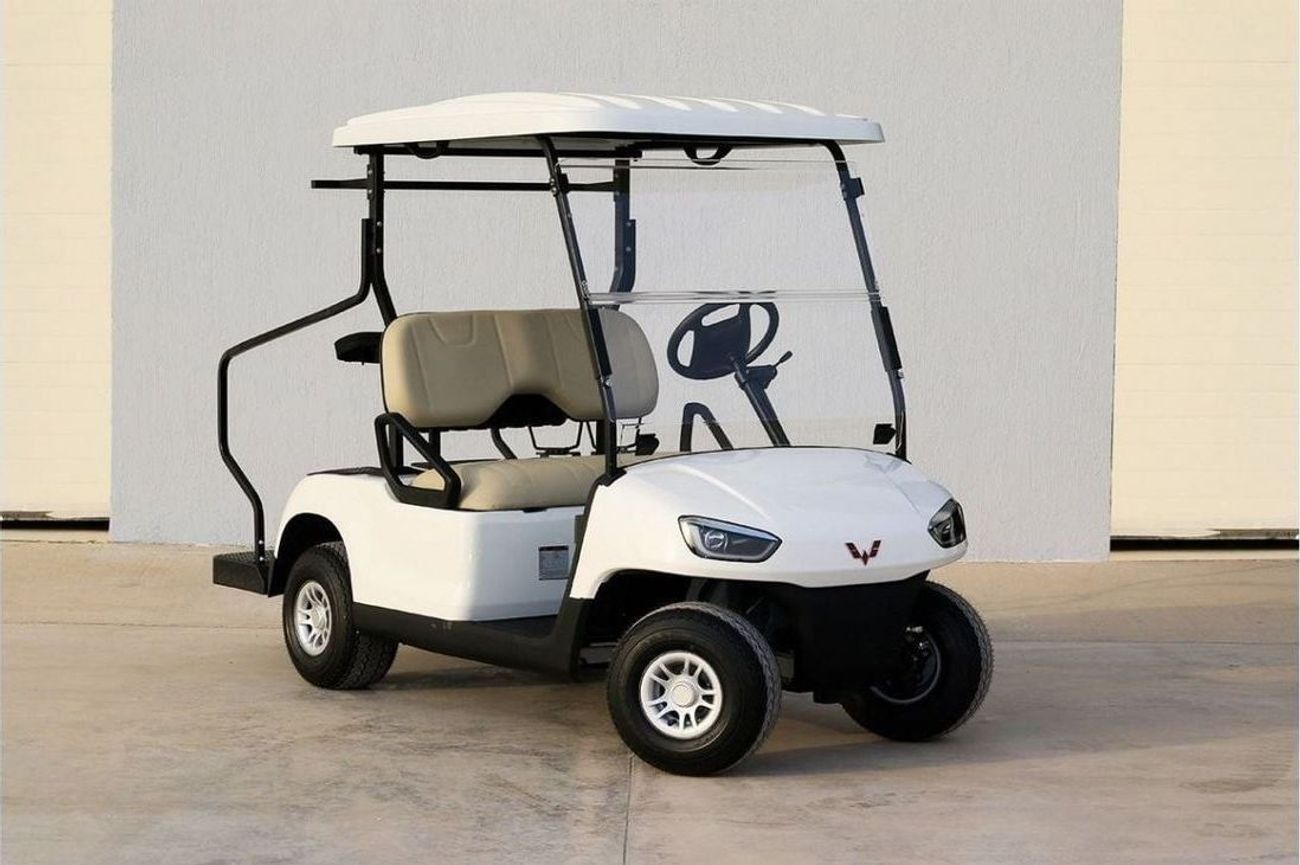 Wuling Mini EV 2021 Wuling Golf Cart 2 ST - White inside Brown | Export Price