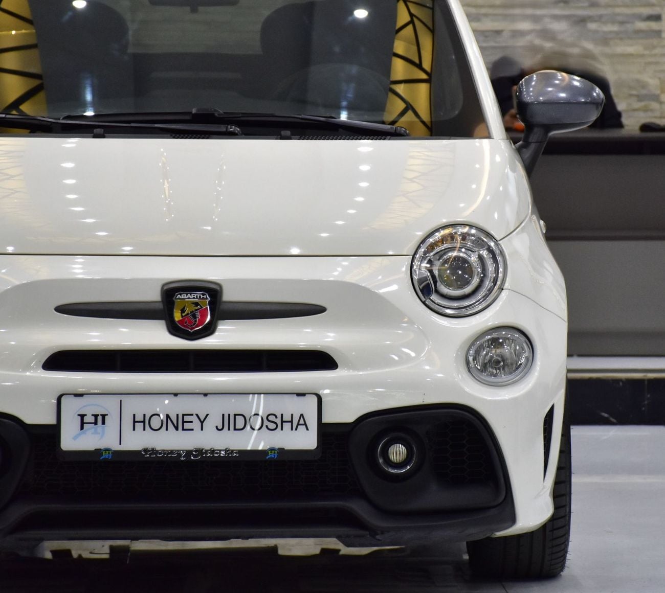 Abarth 595 EXCELLENT DEAL for our Abarth 595 Convertible Competizione ( 2022 Model ) in White Color GCC Specs