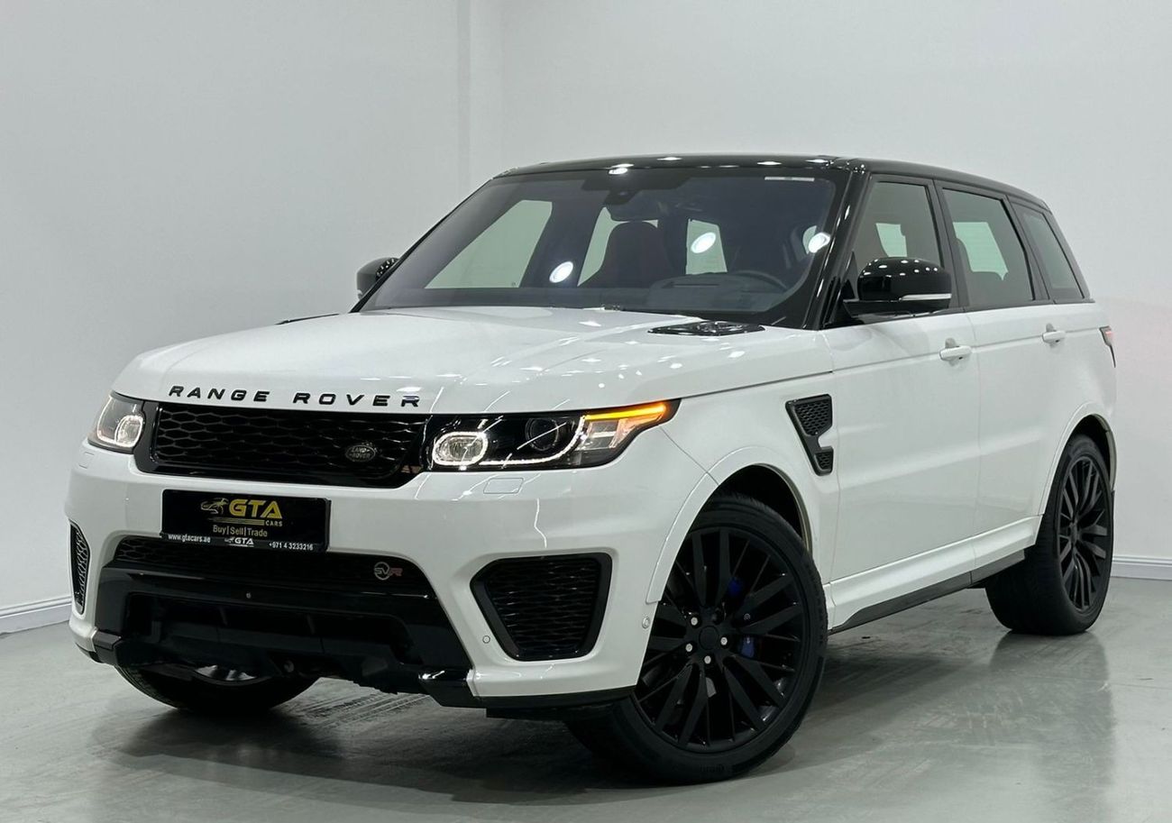 Land Rover Range Rover Sport 2016 Range Rover Sport SVR, Full Range Rover Service History, Full Options, GCC