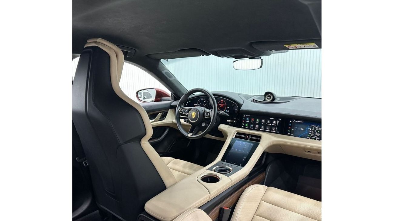 بورش تايكان 2021 Porsche Taycan Turbo, Jan 2027 Porsche Warranty, 2028 Battery Warranty, GCC