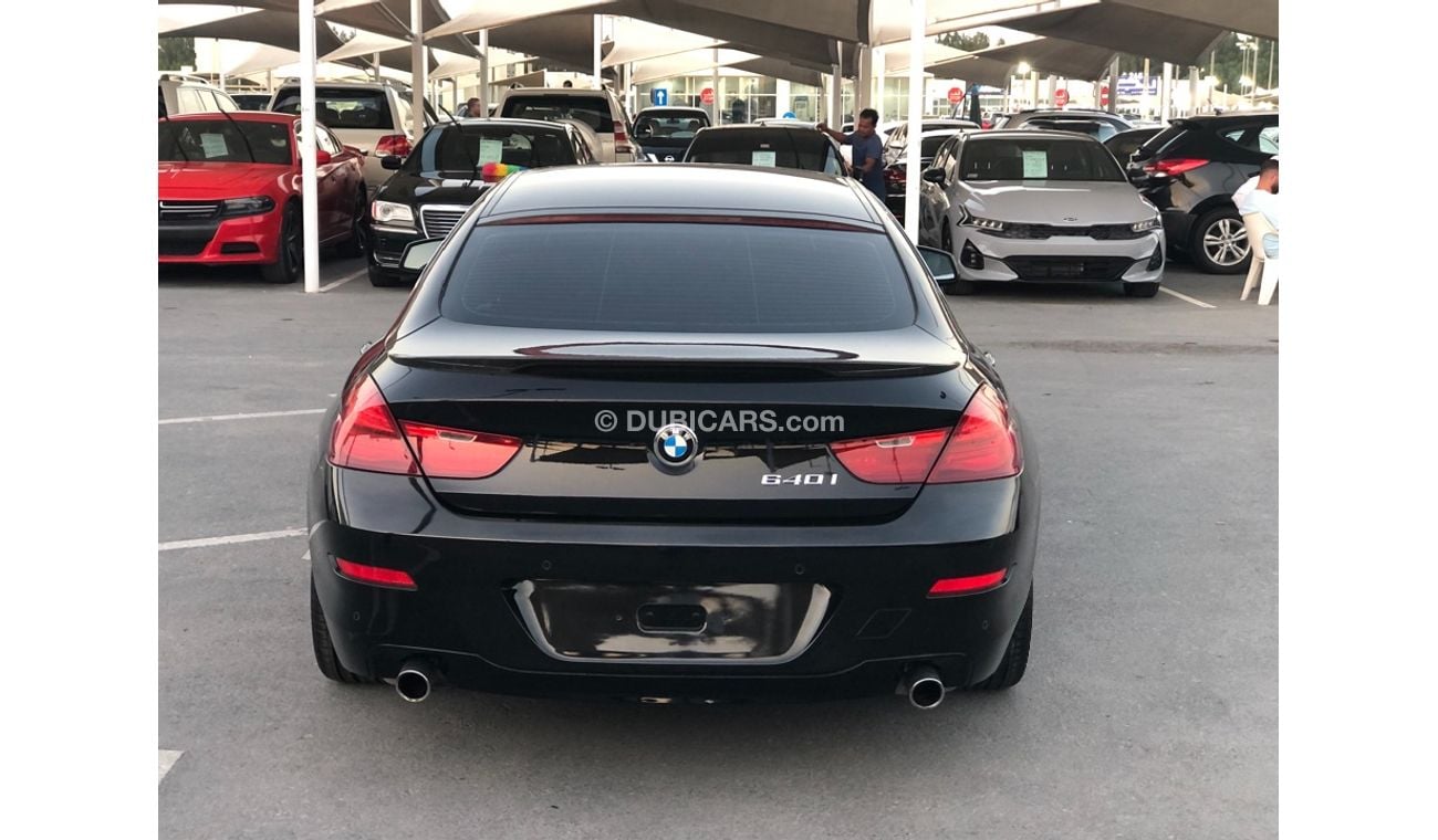 BMW 640i BMW640 MODEL 2015 GCC car perfect condition full option low mileage panoramic roof leather seats nav