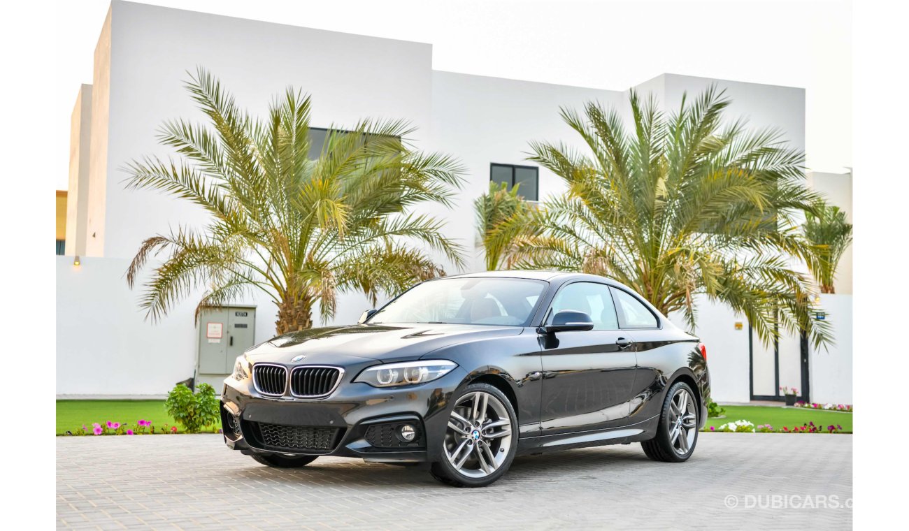 BMW 220i i M-Kit - Brand New! - GCC - AED 2,428 Per Month! - 0% DP