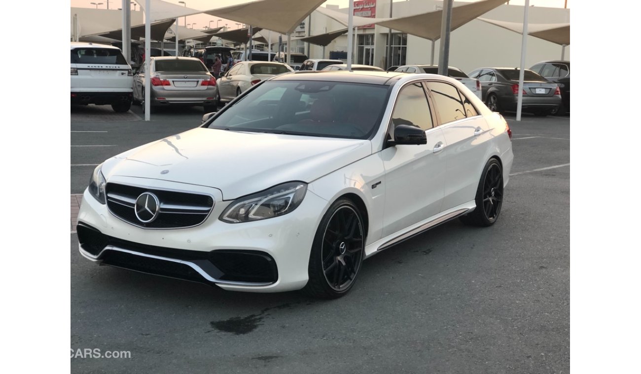 Mercedes-Benz E 63 AMG MERCEDES BENZ E63 AMG model 2014 car prefect condition full option panoramic roof leather seats navi