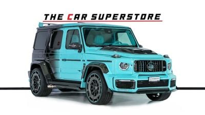 Mercedes-Benz G 63 AMG Std 4.0L Brabus 900 Rocket Kit-Dual Exterior Paint-Tiffany Blue-Full Carbon Fiber kit