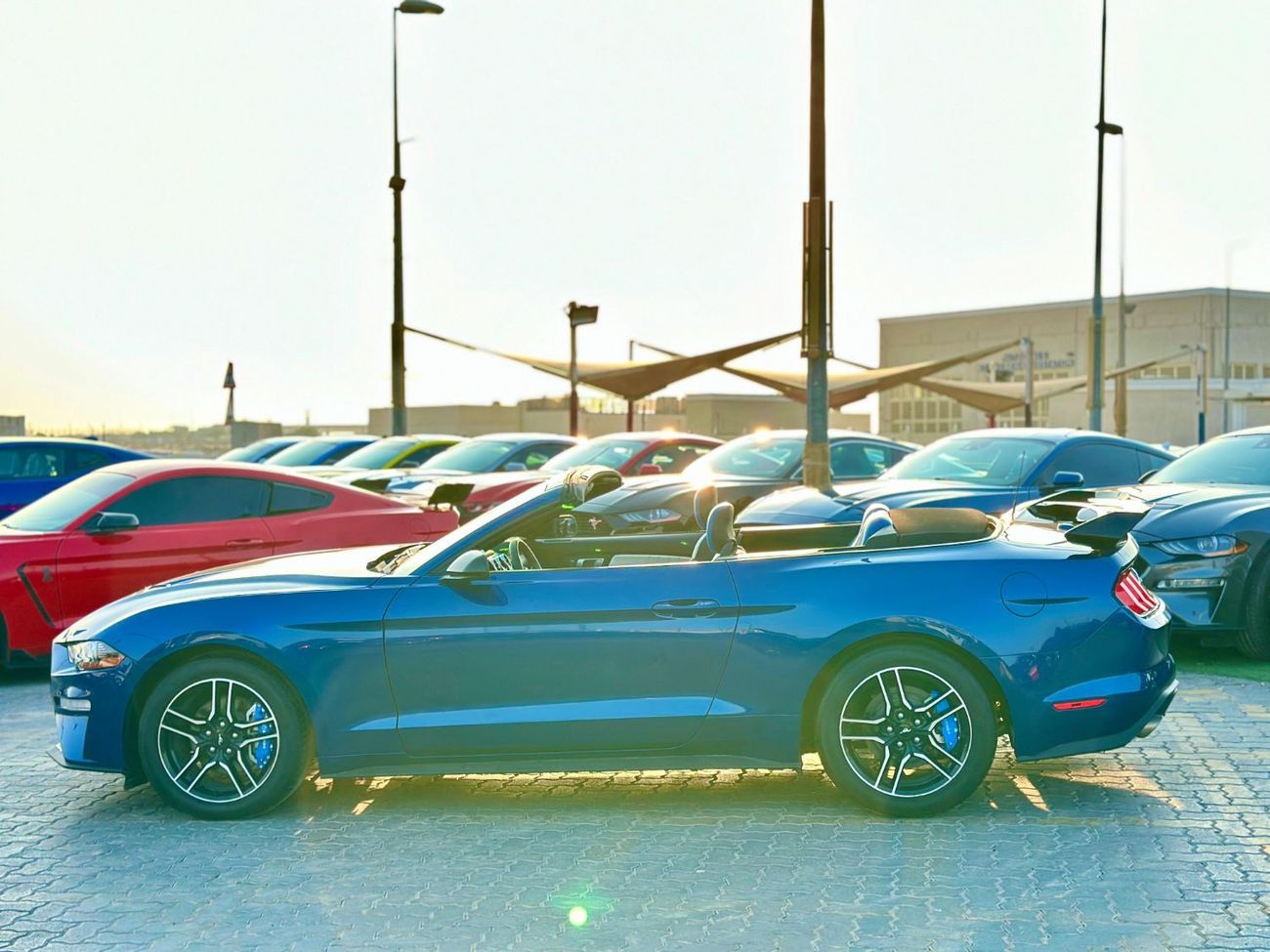 فورد موستانج Ecoboost Convertible | Monthly 1200/- | 0% DP |  Fog Lights | # 44894 | Ramadan Offer!