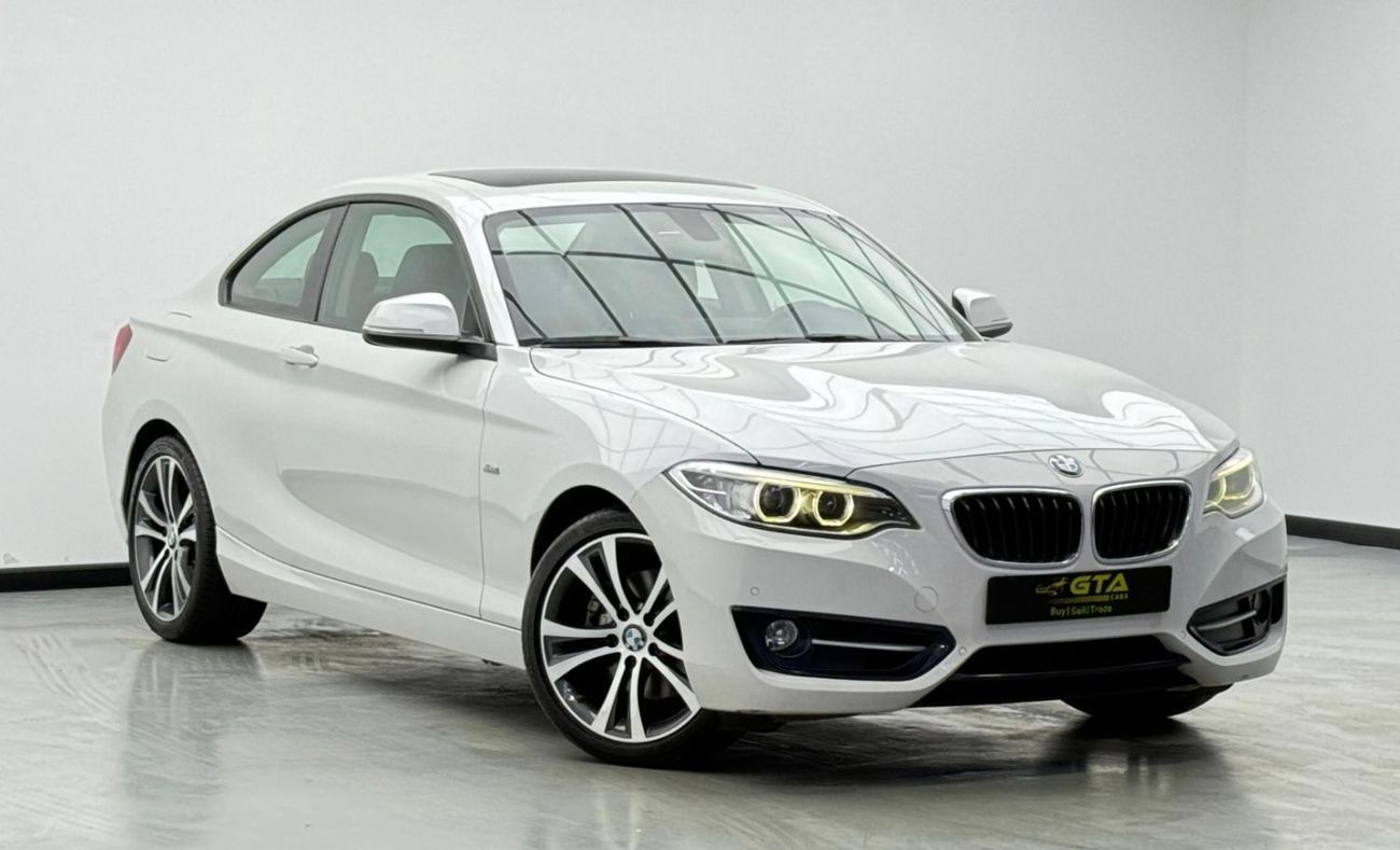 BMW 220i sport Line 2.0L 2016 BMW 220i Sportline, Full Service History, Excellent Condition, GCC
