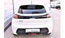 Peugeot 208 AED 1566 PM I 1.2L ACTIVE GCC WARRANTY