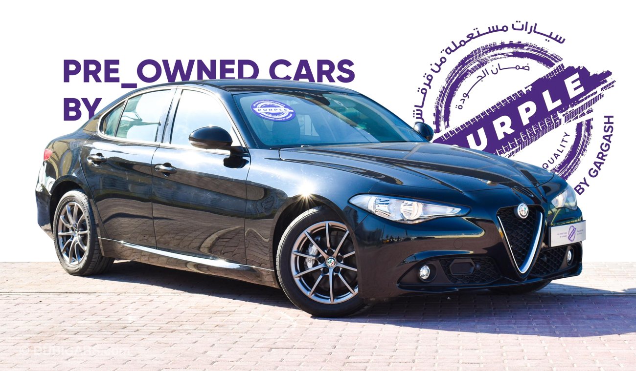 Alfa Romeo Giulia Base - Service History, Warranty, Certified & Sold by Purple Pre-Owned Gargash Motors