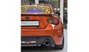 Toyota 86 GTX EXCELLENT DEAL for our Toyota 86 GTX ( 2014 Model ) in Orange Color GCC Specs