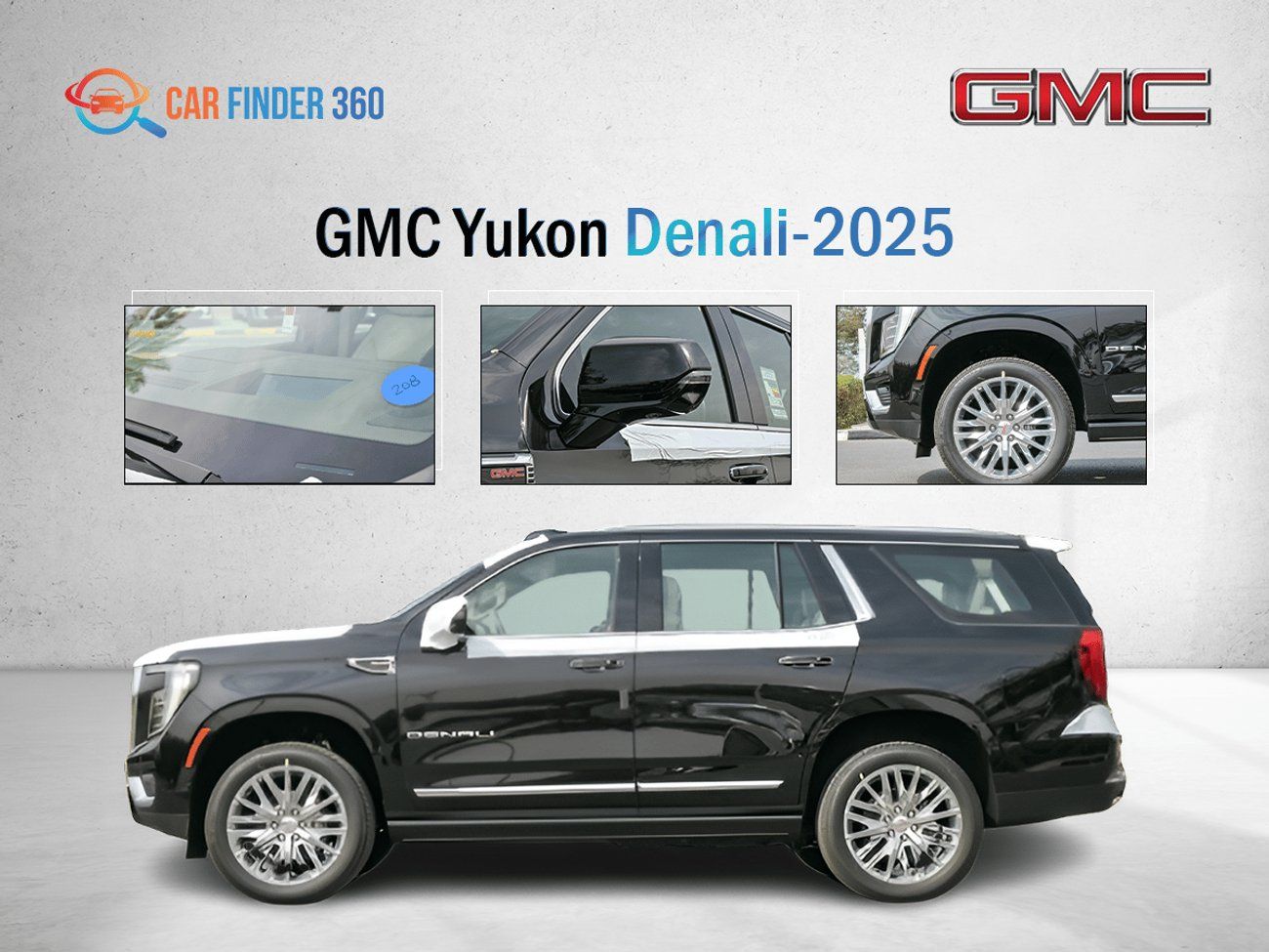 جي أم سي يوكون GMC Yukon Denali AWD 6.2L V8 - Black - 2025 ( Export )