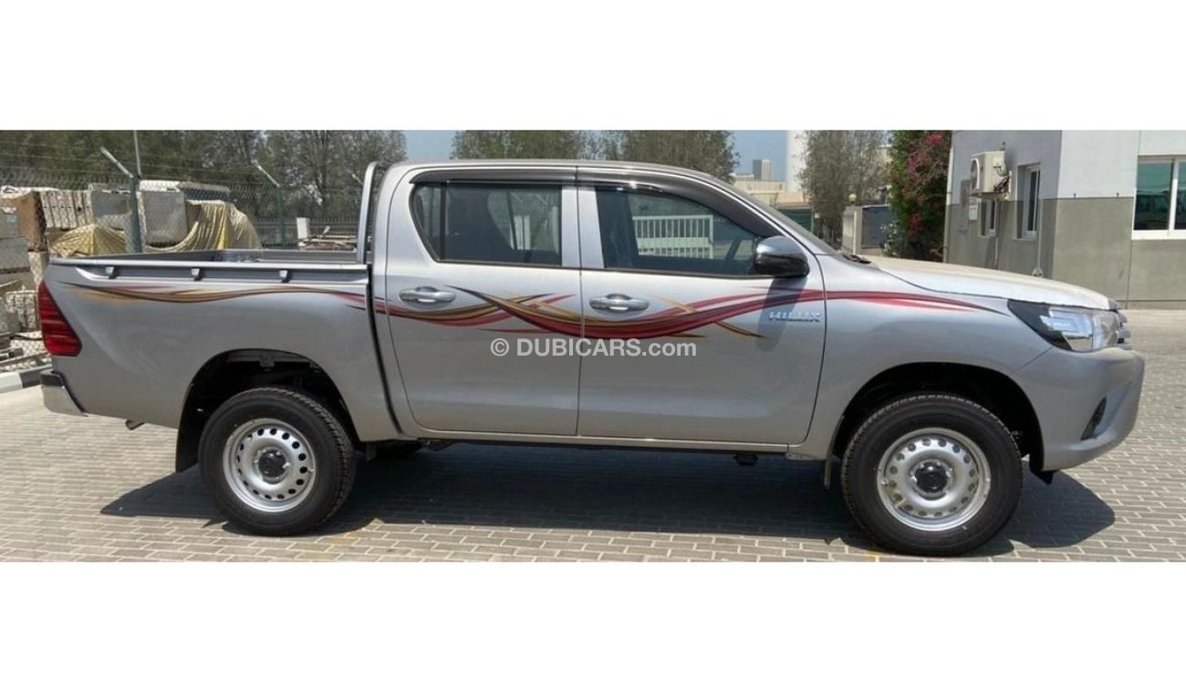 تويوتا هيلوكس DC DIESEL 2.4L 4x4 6MT Plast Bump, AC, 6STR, AIR COMP, 2SPK, 2ABG, AVAILABLE IN COLORS