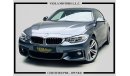 BMW 435 *M Sport M/// 435i COUPE + RED INTERIOR + ANGEL EYES + 3.0L BI-TURBO / GCC / 2015 / WARRANTY!! / 1,4