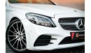 مرسيدس بنز C200 AMG  | 3,229 P.M  | 0% Downpayment | Extraordinary Condition!