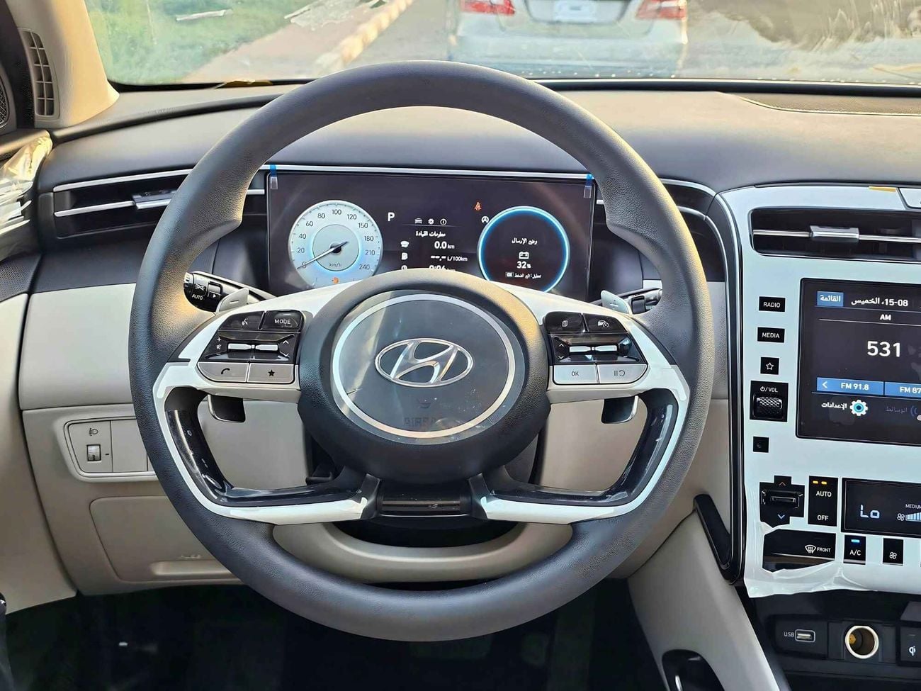 Hyundai Tucson 1.6T V4 PETROL, DRIVER POWER SEATS WITH PANORAMIC ROOF /  FULL OPTION (CODE# 68027)