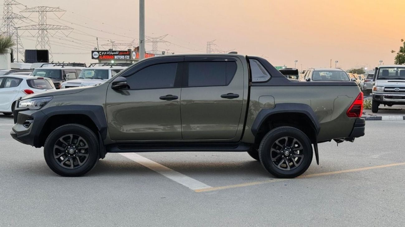 Toyota Hilux 2024 GR SPORTS | OLIVE GREEN | 2.8L DIESEL | RHD | 2023 | 360 VIEW CAMERA