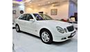 Mercedes-Benz E200 ORIGINAL PAINT ( صبغ وكاله ) Mercedes E200 2005 Model!! in White Color! GCC Specs