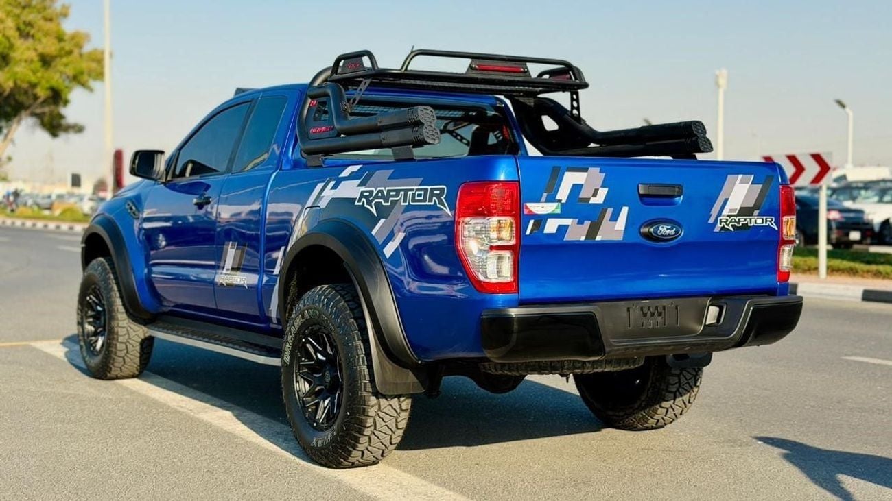 فورد رانجر RAPTOR BODY KIT | SMART CAB | PREMIUM SPORTS BAR WITH BASKET | ROOF TOP MOUNTED LED LIGHTS | AUTOMAT