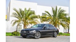 Mercedes-Benz C200 | AED 2,135 Per Month | 0% DP |  Amazing Condition