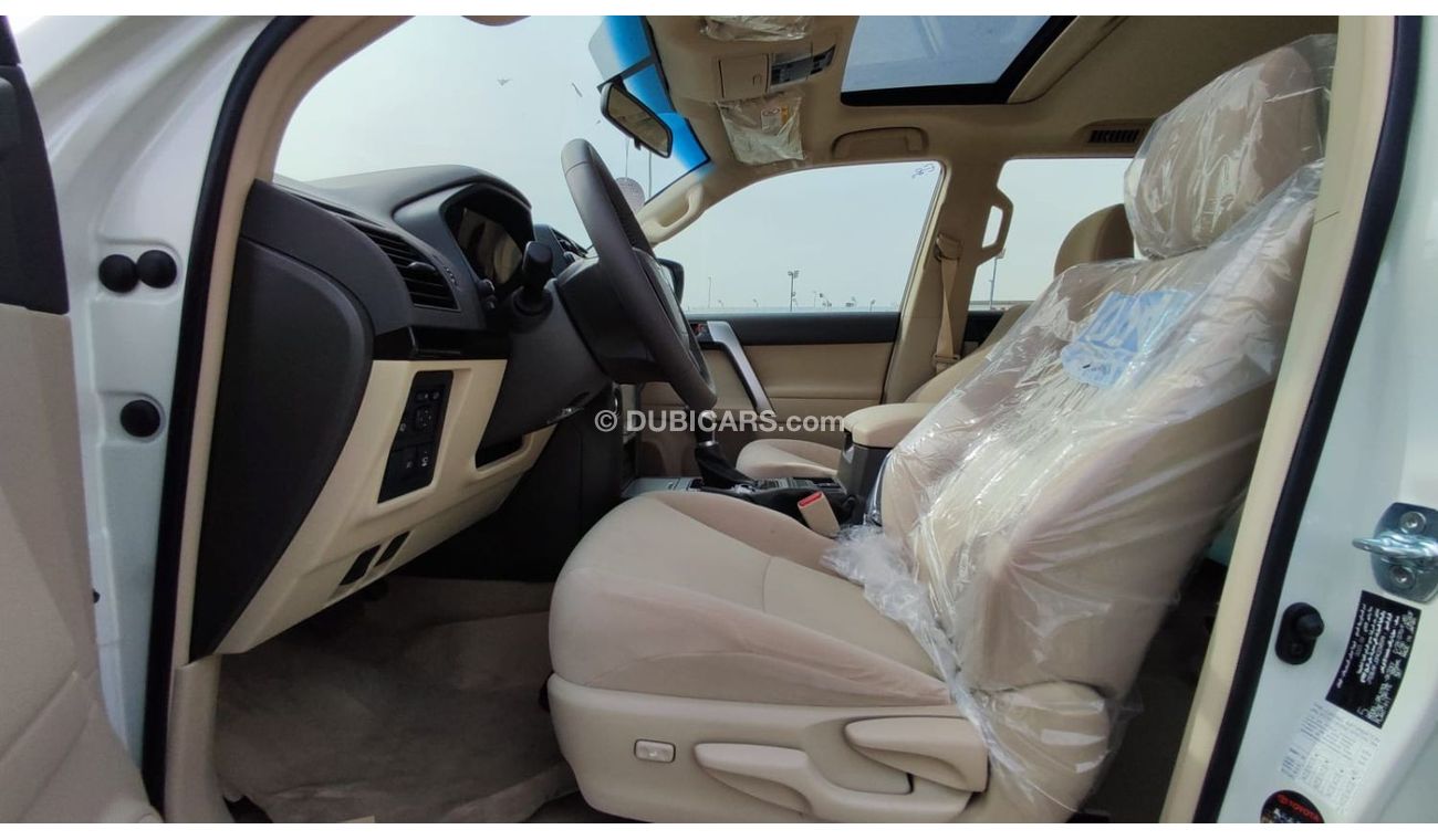Toyota Prado TXL 4.0L Petrol. 2023, 4x4, SUV, Sun roof, LED lights, White color