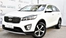 Kia Sorento DEALER WARRANTY 3.3L LX V6 AWD 2016 GCC SPECS