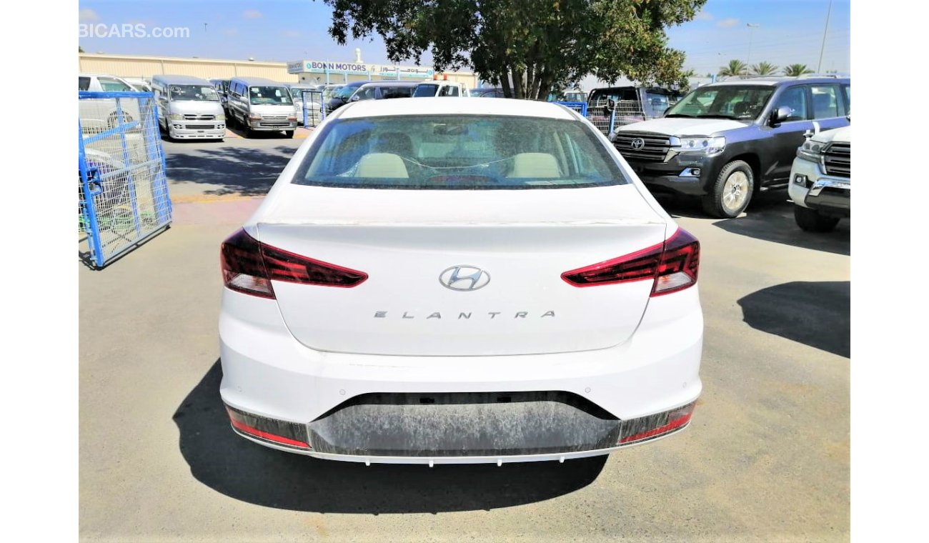 Hyundai Elantra with  sunroof and screen camera