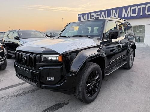 تويوتا برادو Toyota Prado Luxury 2.4L 2026 With Panoramic Sunroof Black Petrol (Export Only)