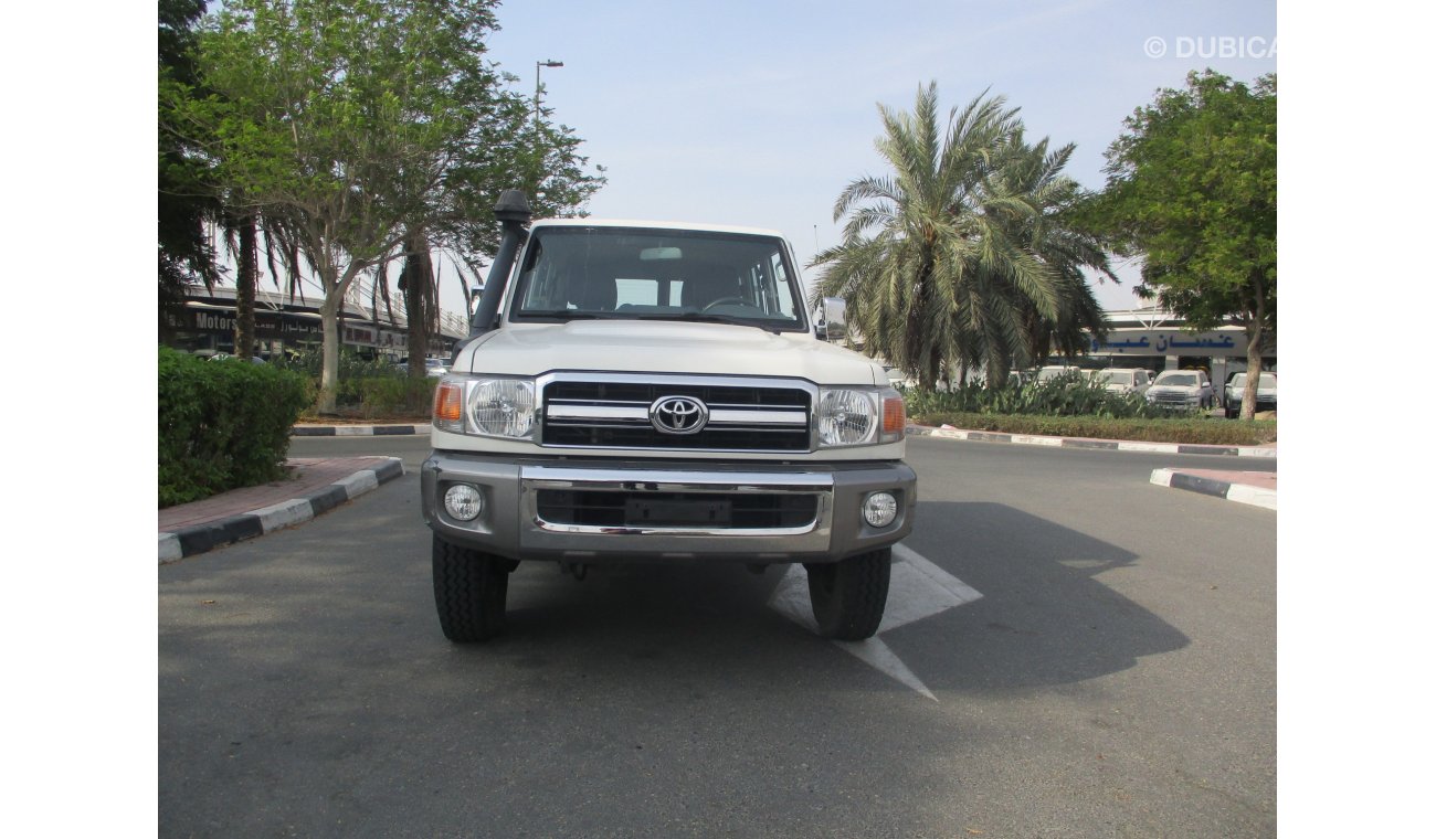 Toyota Land Cruiser 76 hard top model 2014 diesel 6 cylinder 4200 cc