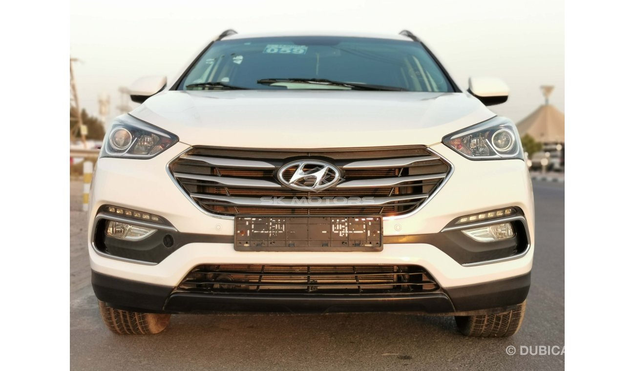 Hyundai Santa Fe 3.3L Petrol, Alloy Rims, DVD Camera, Leather Seats, Rear A/C, Live Rear View  Camera.( LOT # 4325)