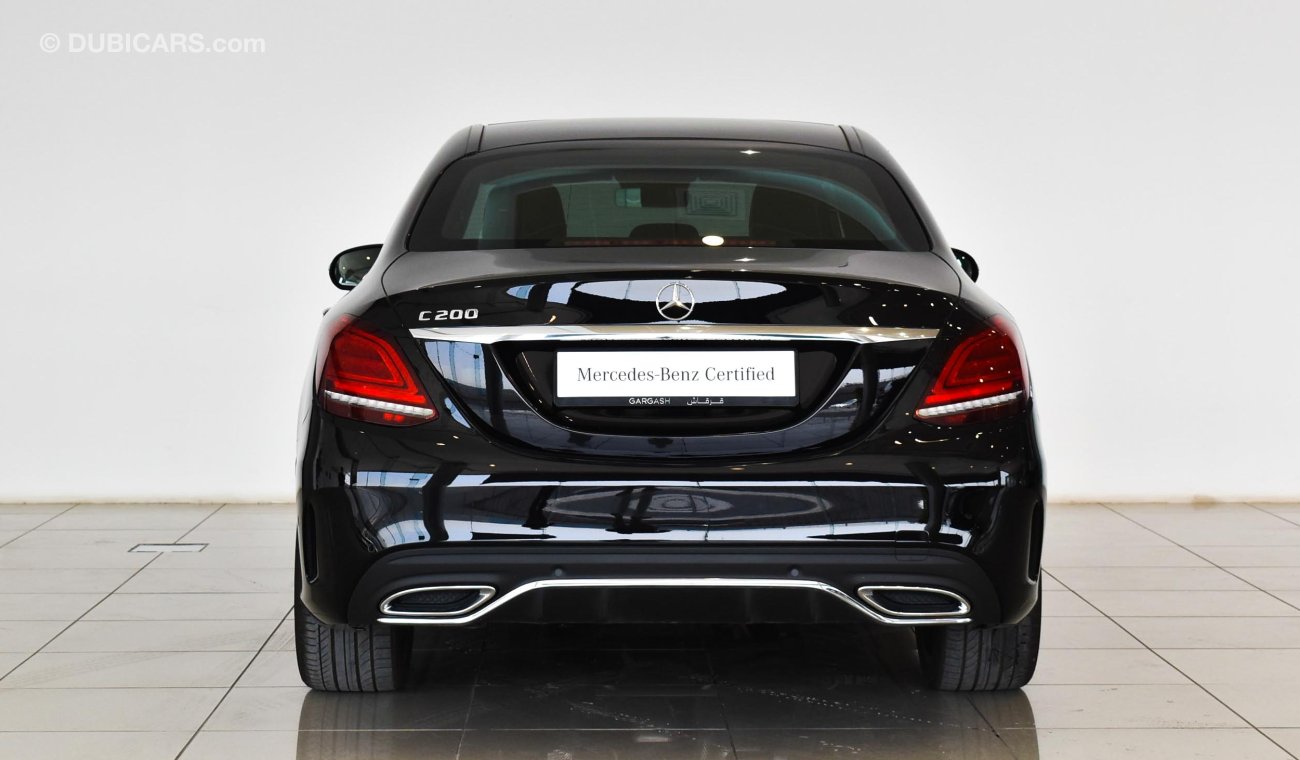 مرسيدس بنز C 200 SALOON / Reference: VSB 31243 Certified Pre-Owned with up to 5 YRS SERVICE PACKAGE!!!