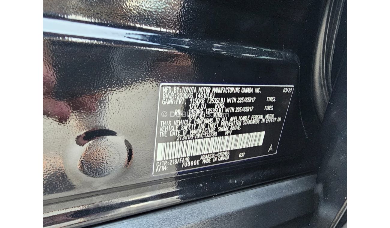 Toyota RAV4 Xle sunroof rear door atumatic