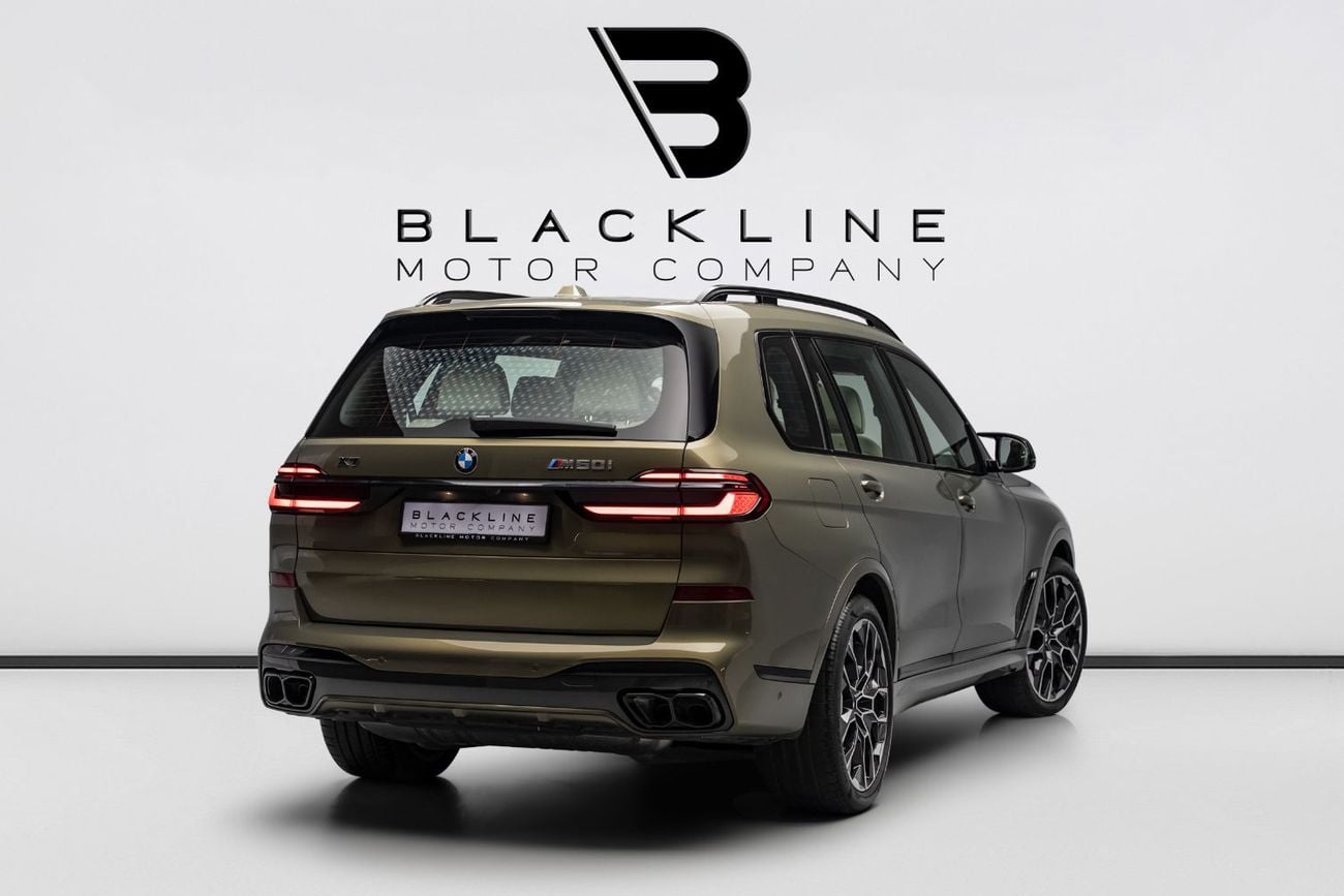 BMW X7 M60i XDRIVE BUY NOW, PAY 2027 | THE BLACKLINE STANDARD | 2030 BMW Warranty + Service, GCC, Low KMs