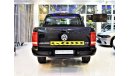 Volkswagen Amarok 87000 KM!!!! Volkswagen Amarok TSI 2013 Model!! in Black Color! GCC Specs