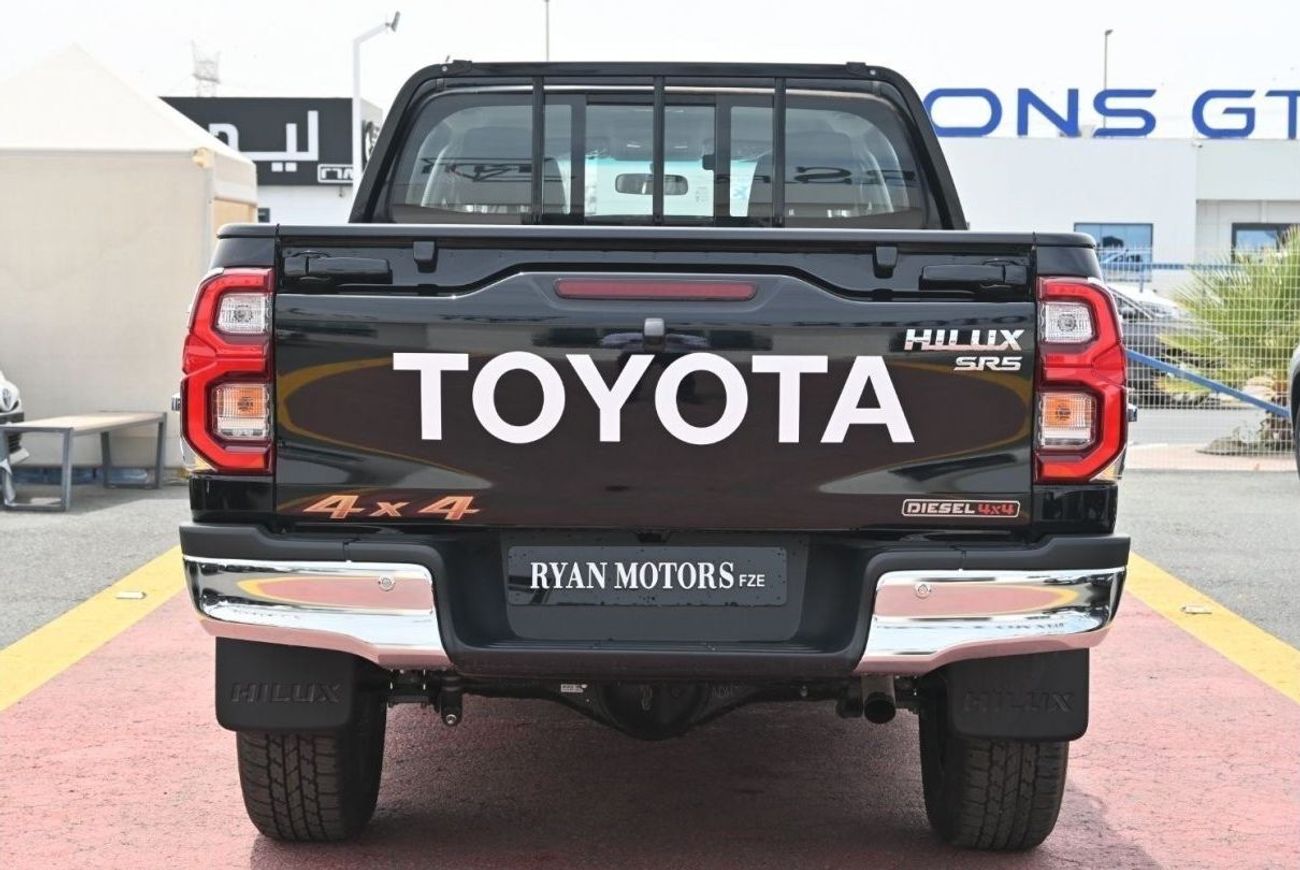 تويوتا هيلوكس Toyota Hilux SR5 2.4L Diesel Automatic, Double Cab,  Color Black , Model 2023