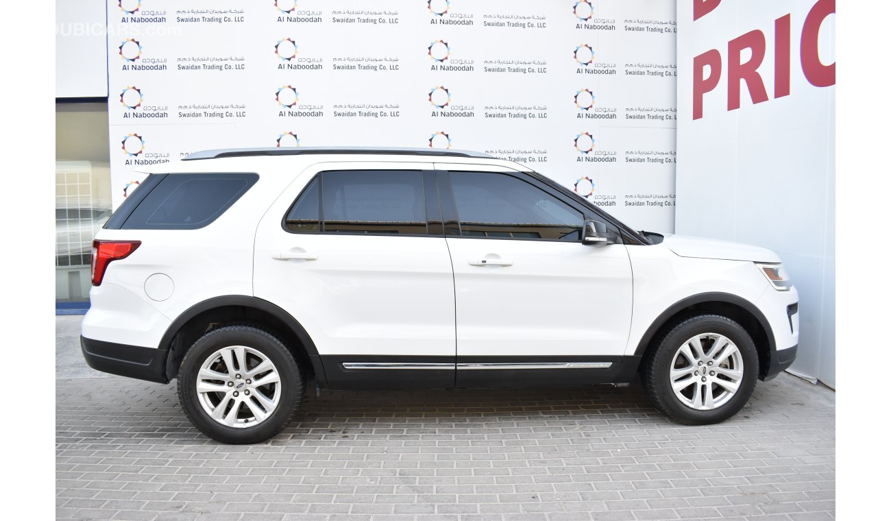 فورد إكسبلورر XLT 3.5 AWD GCC 2018 DEALER WARRANTY