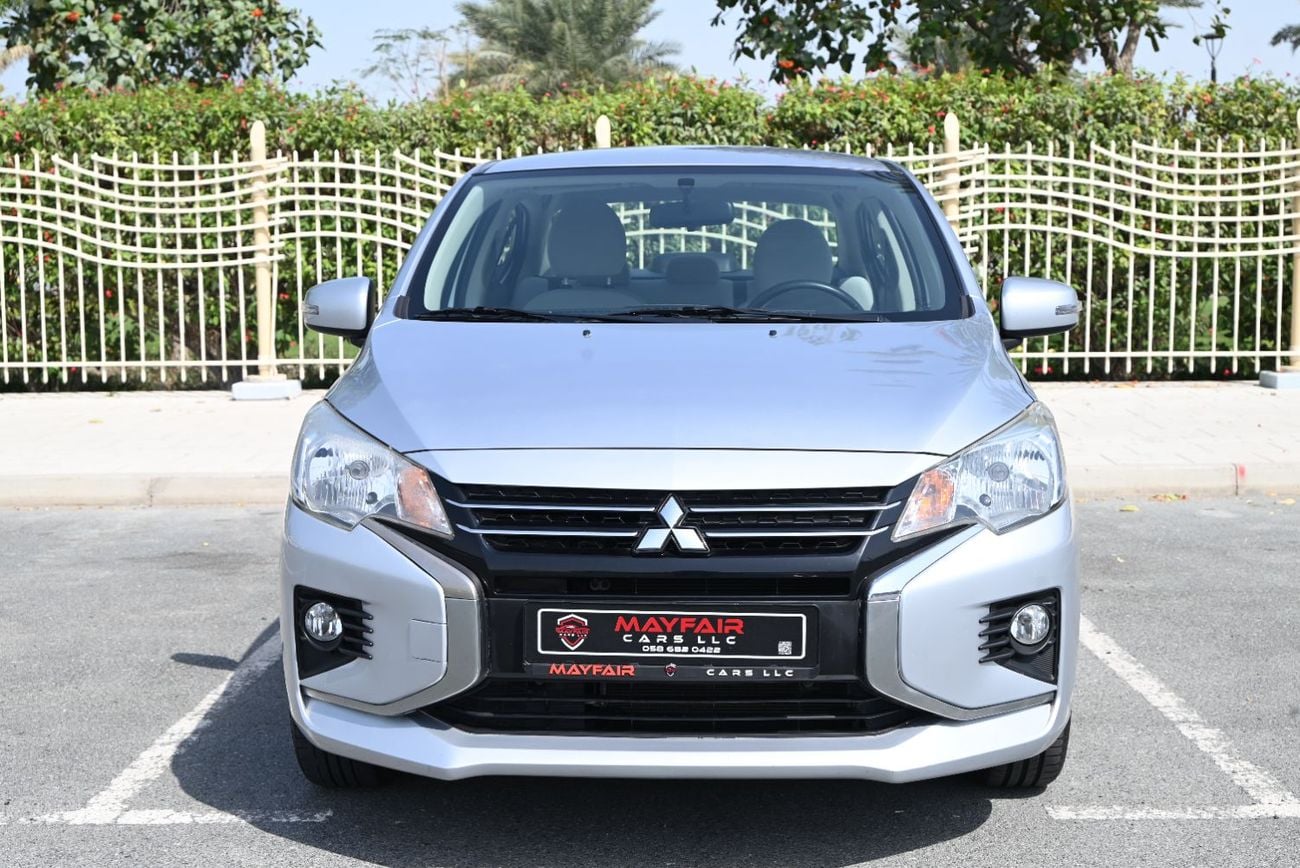 Mitsubishi Attrage GLX Mid 1.2L - 0% DP - ORIGINAL PAINT - MITSUBISHI ATTRAGE 2022 - LOW MILEAGE - GCC